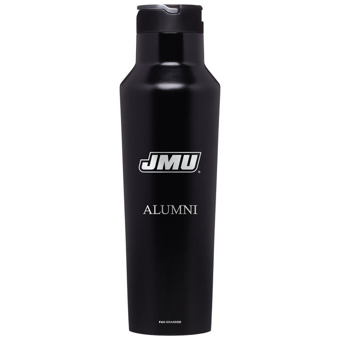 Corkcicle Insulated Canteen Water Bottle with James Madison Dukes Alumni Primary Logo