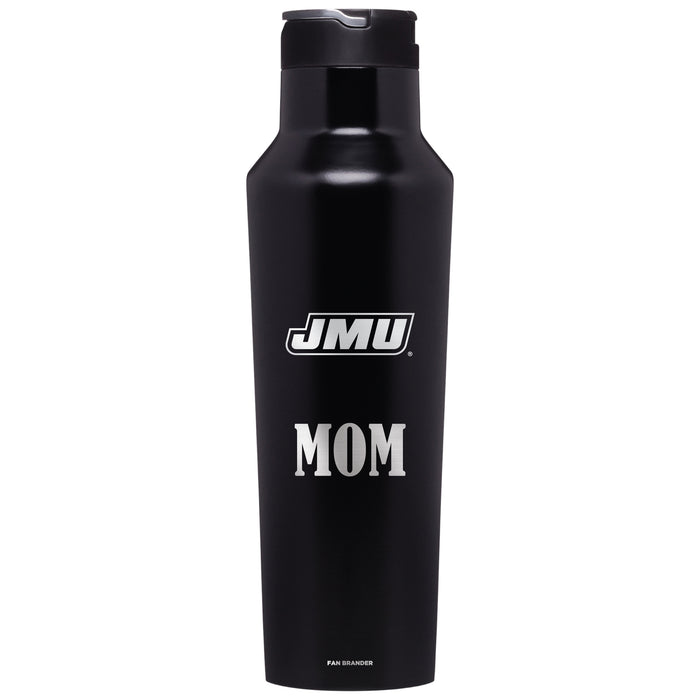Corkcicle Insulated Canteen Water Bottle with James Madison Dukes Mom Primary Logo