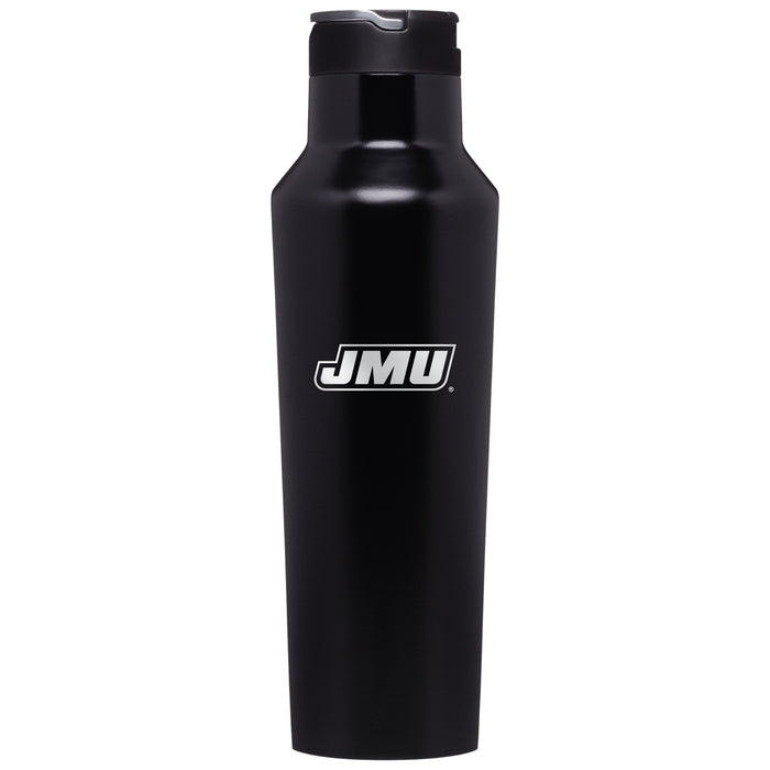 Corkcicle Insulated Sport Canteen Water Bottle with James Madison Dukes Primary Logo