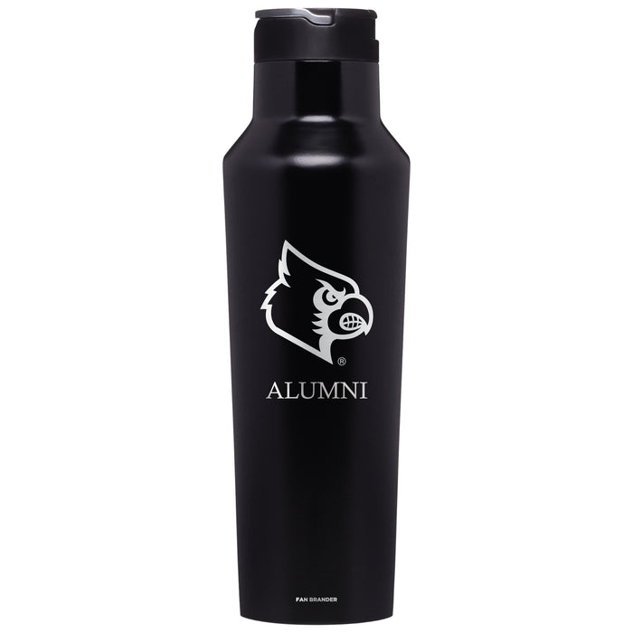 Corkcicle Insulated Canteen Water Bottle with Louisville Cardinals Alumni Primary Logo