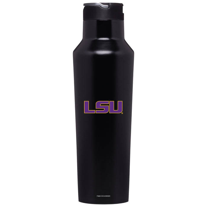 Corkcicle Insulated Canteen Water Bottle with LSU Tigers Primary Logo