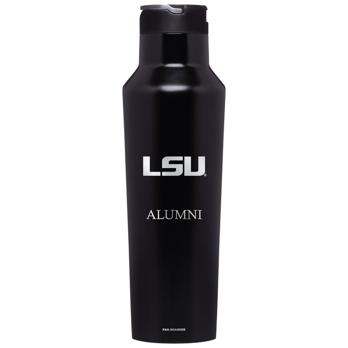 Corkcicle Insulated Canteen Water Bottle with LSU Tigers Alumni Primary Logo