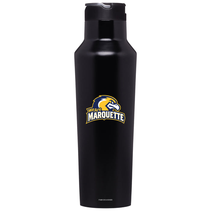 Corkcicle Insulated Canteen Water Bottle with Marquette Golden Eagles Secondary Logo