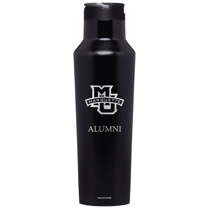 Corkcicle Insulated Canteen Water Bottle with Marquette Golden Eagles Mom Primary Logo