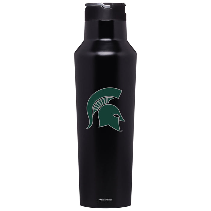 Corkcicle Insulated Canteen Water Bottle with Michigan State Spartans Primary Logo