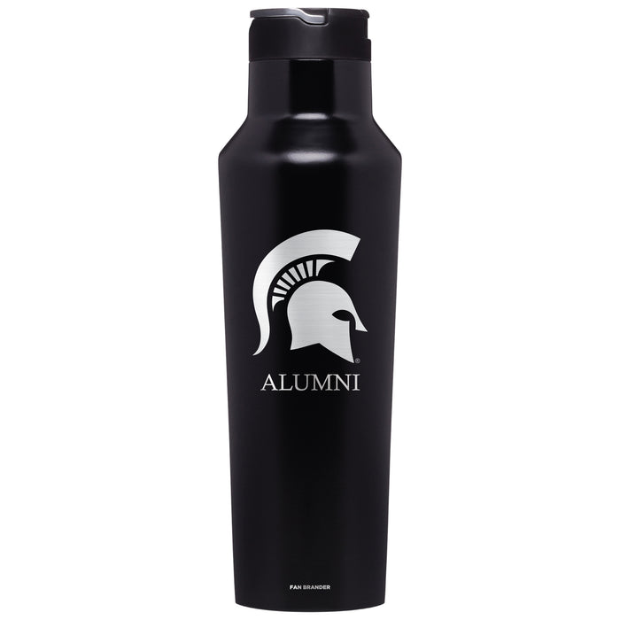 Corkcicle Insulated Canteen Water Bottle with Michigan State Spartans Alumni Primary Logo