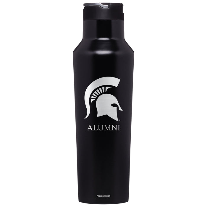 Corkcicle Insulated Canteen Water Bottle with Michigan State Spartans Mom Primary Logo