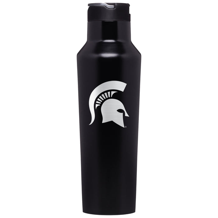 Corkcicle Insulated Canteen Water Bottle with Michigan State Spartans Primary Logo