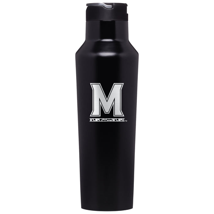 Corkcicle Insulated Sport Canteen Water Bottle with Maryland Terrapins Primary Logo