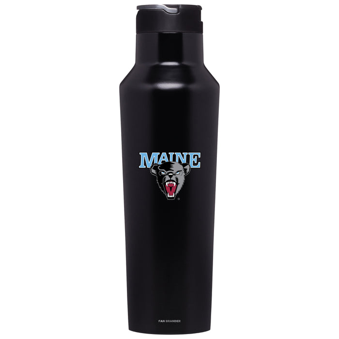 Corkcicle Insulated Canteen Water Bottle with Maine Black Bears Primary Logo