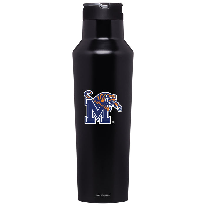 Corkcicle Insulated Canteen Water Bottle with Memphis Tigers Primary Logo