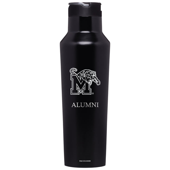Corkcicle Insulated Canteen Water Bottle with Memphis Tigers Alumni Primary Logo