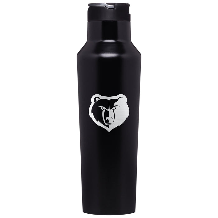 Corkcicle Insulated Canteen Water Bottle with Memphis Grizzlies Etched Primary Logo