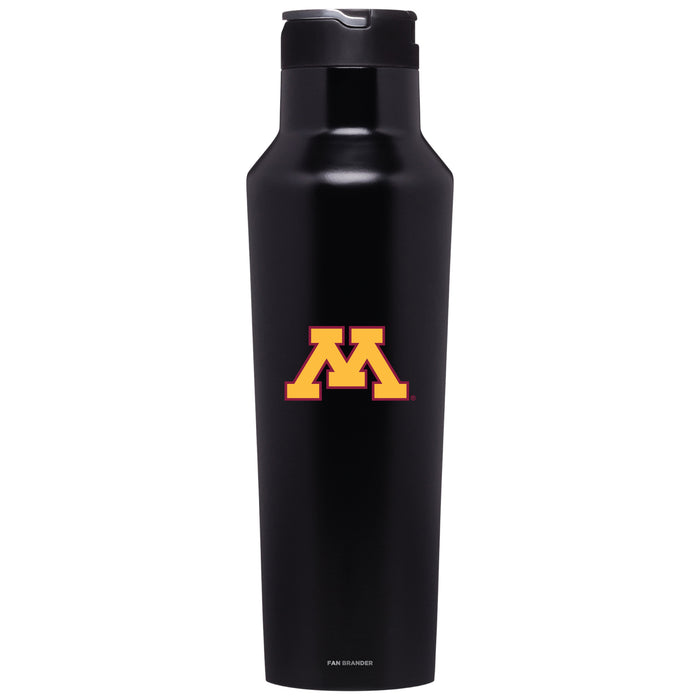 Corkcicle Insulated Canteen Water Bottle with Minnesota Golden Gophers Primary Logo