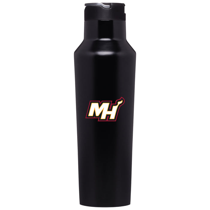 Corkcicle Insulated Canteen Water Bottle with Miami Heat Secondary Logo