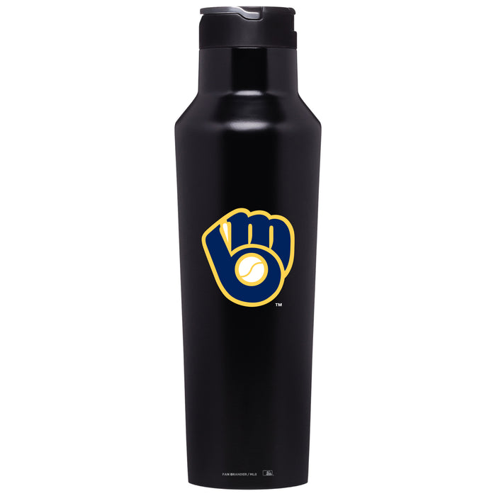Corkcicle Insulated Canteen Water Bottle with Milwaukee Brewers Secondary Logo