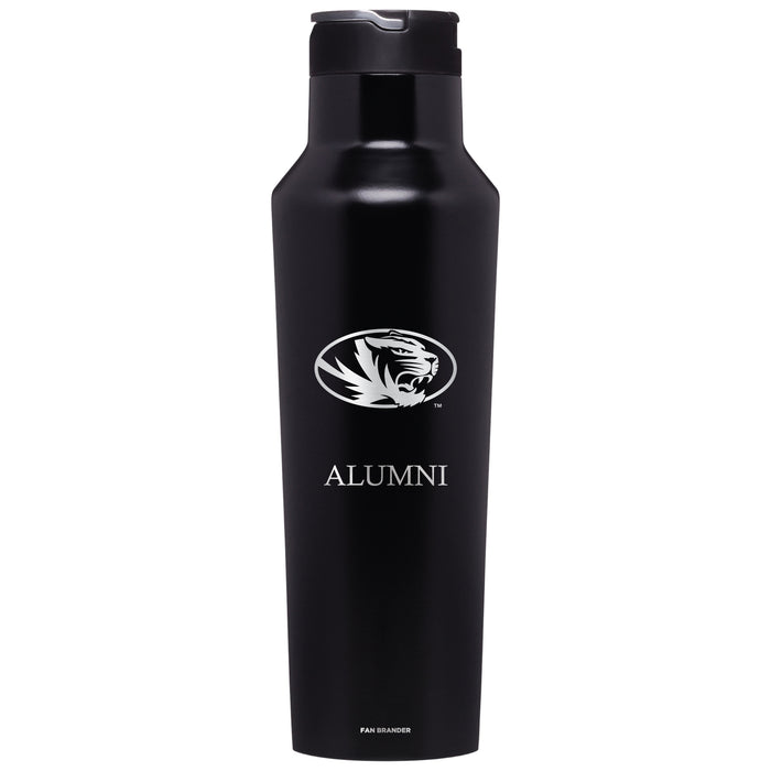 Corkcicle Insulated Canteen Water Bottle with Missouri Tigers Alumni Primary Logo