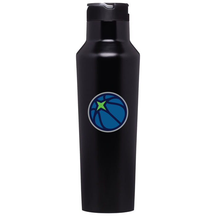 Corkcicle Insulated Canteen Water Bottle with Minnesota Timberwolves Secondary Logo