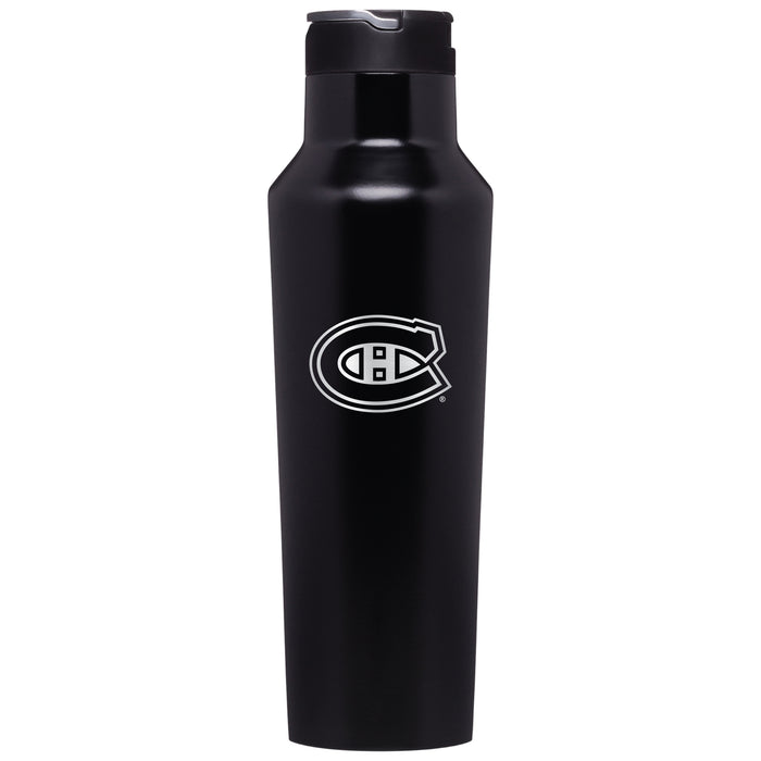 Corkcicle Insulated Canteen Water Bottle with Montreal Canadiens Primary Logo