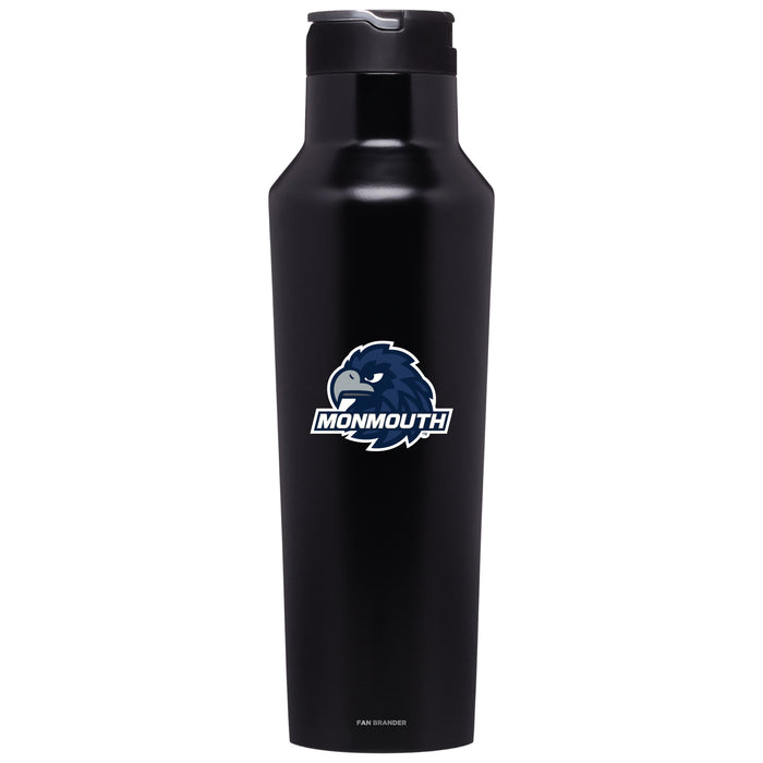 Corkcicle Insulated Canteen Water Bottle with Monmouth Hawks Primary Logo