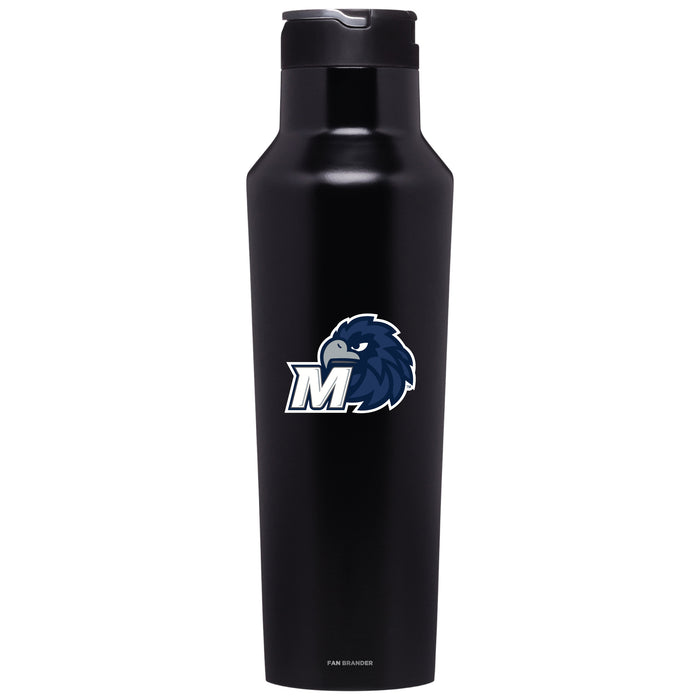 Corkcicle Insulated Canteen Water Bottle with Monmouth Hawks Secondary Logo