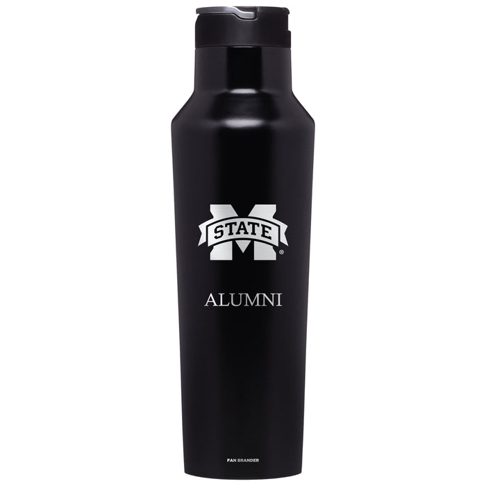Corkcicle Insulated Canteen Water Bottle with Mississippi State Bulldogs Mom Primary Logo