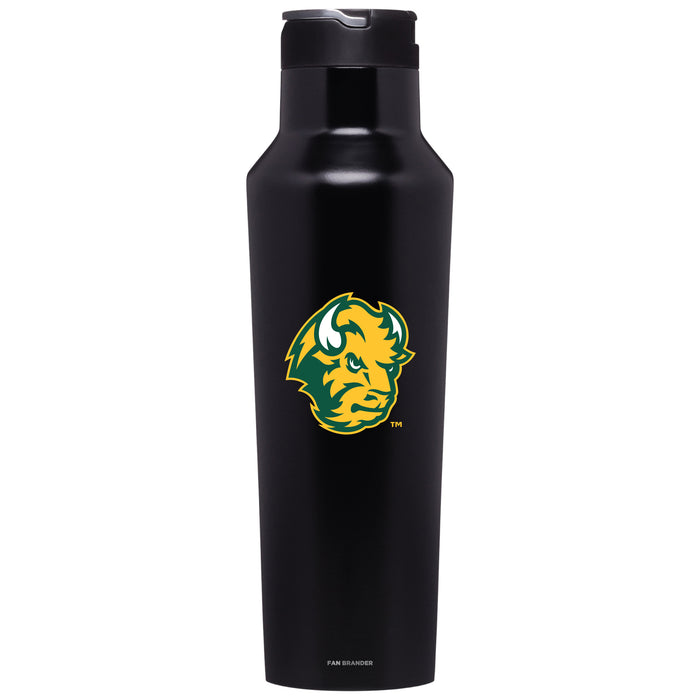 Corkcicle Insulated Canteen Water Bottle with North Dakota State Bison Secondary Logo