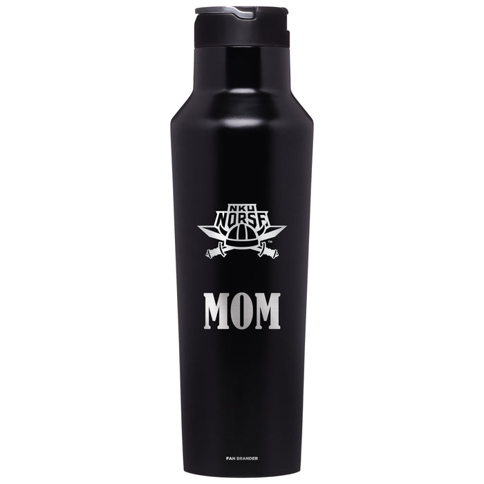 Corkcicle Insulated Canteen Water Bottle with Northern Kentucky University Norse Mom Primary Logo