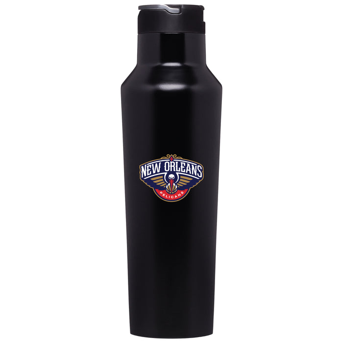 Corkcicle Insulated Canteen Water Bottle with New Orleans Pelicans Primary Logo