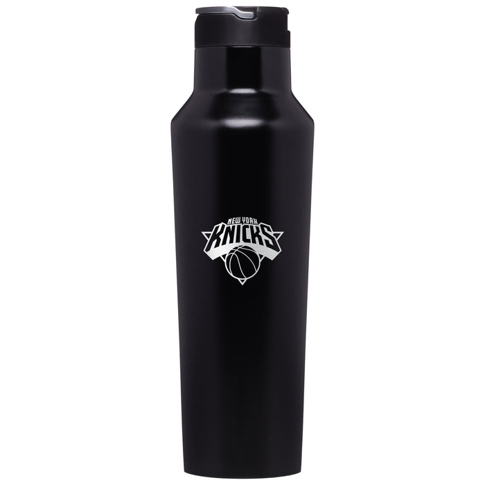 Corkcicle Insulated Canteen Water Bottle with New York Knicks Etched Primary Logo