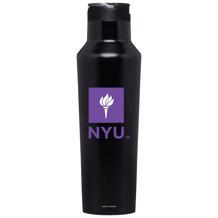 Corkcicle Insulated Canteen Water Bottle with NYU Primary Logo