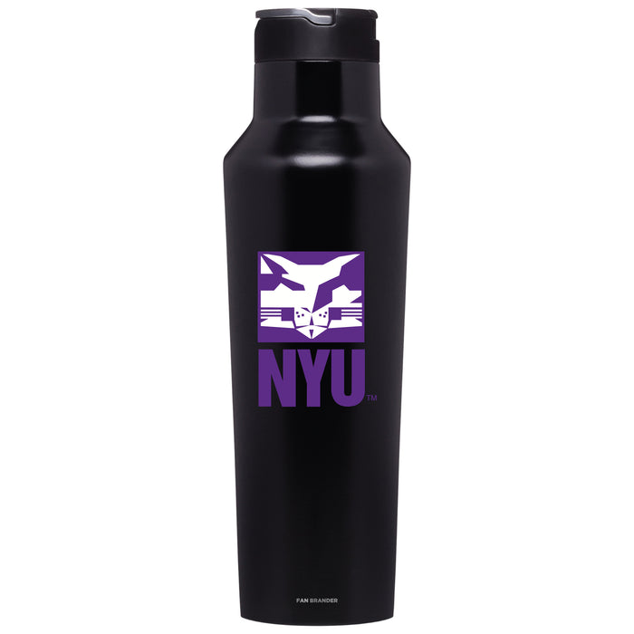 Corkcicle Insulated Canteen Water Bottle with NYU Secondary Logo