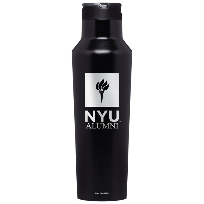 Corkcicle Insulated Canteen Water Bottle with NYU Mom Primary Logo