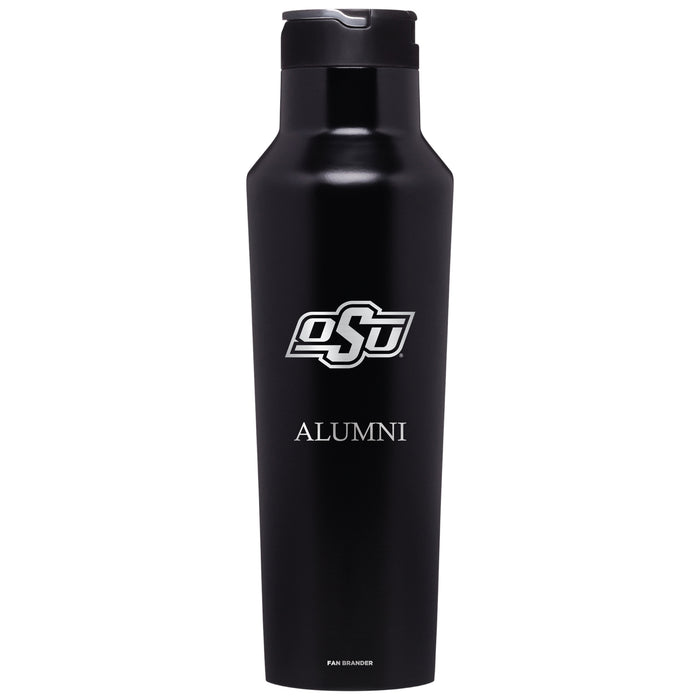 Corkcicle Insulated Canteen Water Bottle with Oklahoma State Cowboys Mom Primary Logo