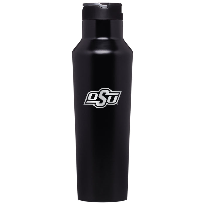 Corkcicle Insulated Sport Canteen Water Bottle with Oklahoma State Cowboys Primary Logo