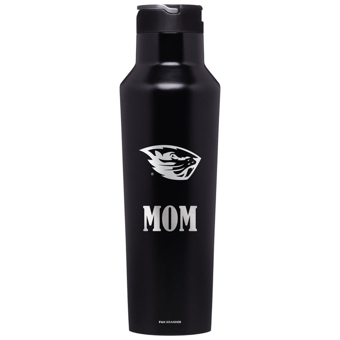 Corkcicle Insulated Canteen Water Bottle with Oregon State Beavers Mom Primary Logo