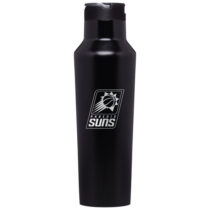 Corkcicle Insulated Canteen Water Bottle with Phoenix Suns Etched Primary Logo