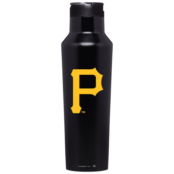 Corkcicle Insulated Canteen Water Bottle with Pittsburgh Pirates Primary Logo