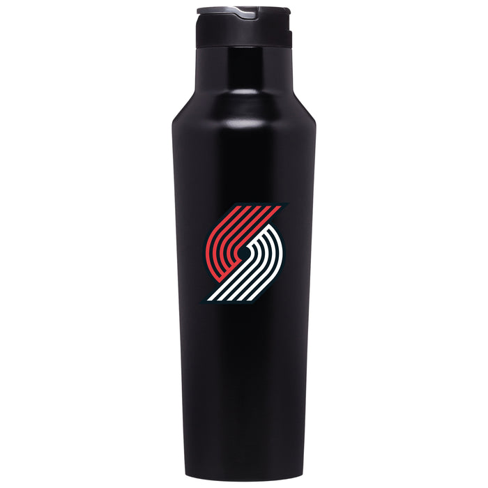 Corkcicle Insulated Canteen Water Bottle with Portland Trailblazers Primary Logo