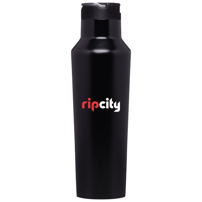 Corkcicle Insulated Canteen Water Bottle with Portland Trailblazers Secondary Logo