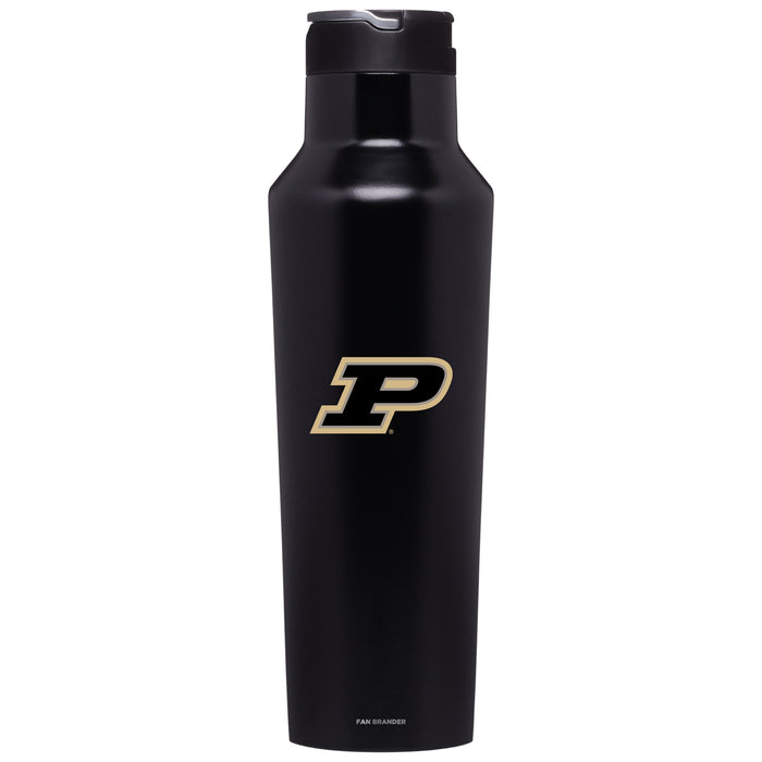 Corkcicle Insulated Canteen Water Bottle with Purdue Boilermakers Primary Logo