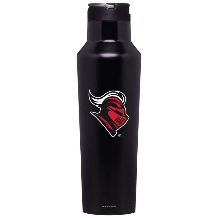 Corkcicle Insulated Canteen Water Bottle with Rutgers Scarlet Knights Secondary Logo