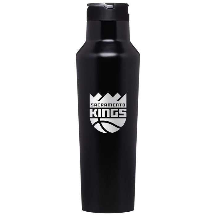 Corkcicle Insulated Canteen Water Bottle with Sacramento Kings Etched Primary Logo