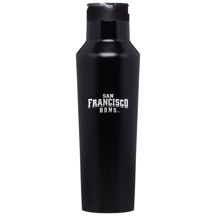 Corkcicle Insulated Sport Canteen Water Bottle with San Francisco Dons Primary Logo