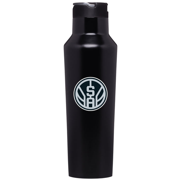 Corkcicle Insulated Canteen Water Bottle with San Antonio Spurs Secondary Logo