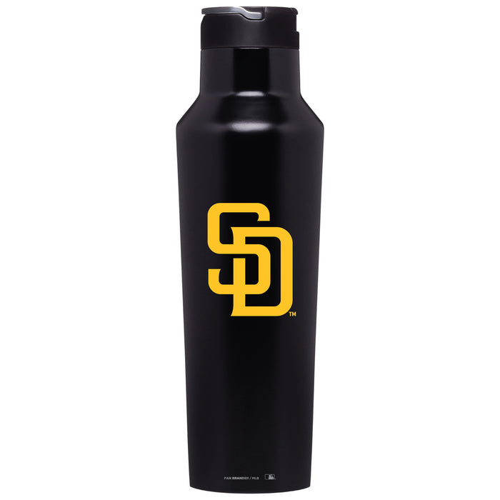 Corkcicle Insulated Canteen Water Bottle with San Diego Padres Primary Logo