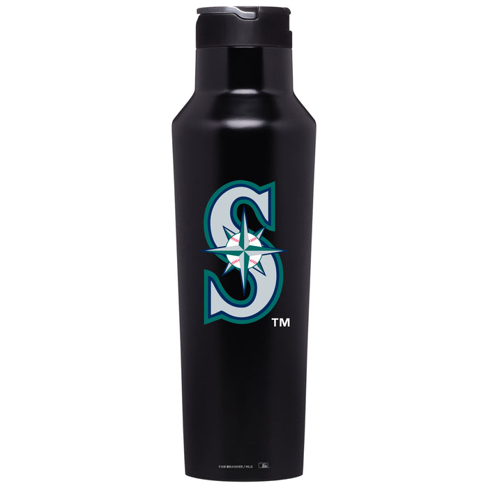 Corkcicle Insulated Canteen Water Bottle with Seattle Mariners Secondary Logo