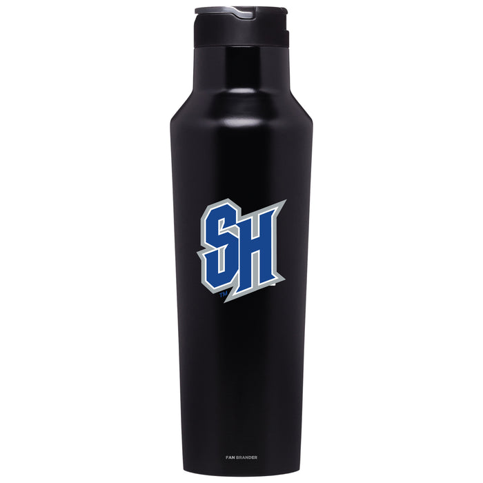 Corkcicle Insulated Canteen Water Bottle with Seton Hall Pirates Secondary Logo