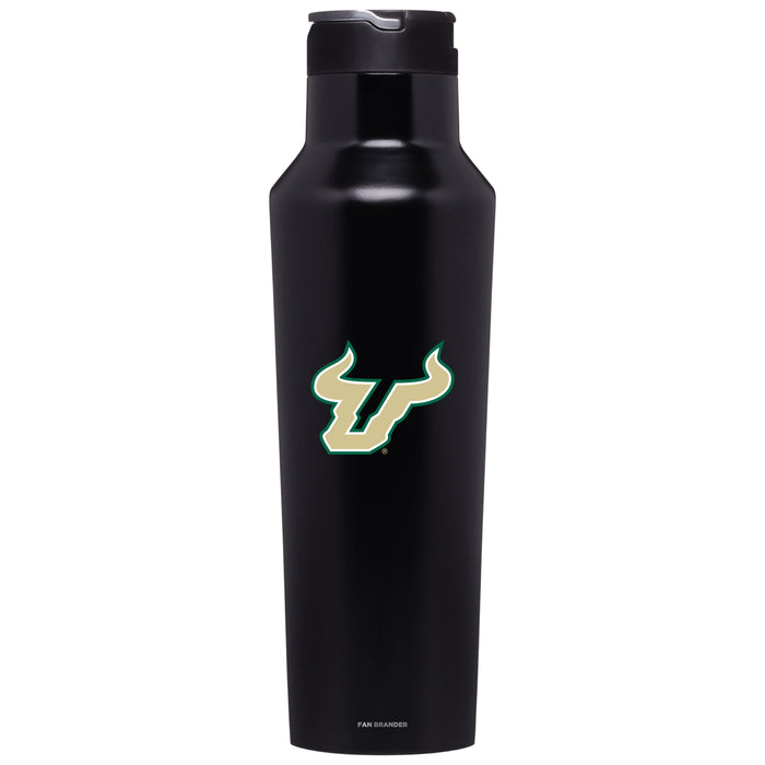 Corkcicle Insulated Canteen Water Bottle with South Florida Bulls Primary Logo