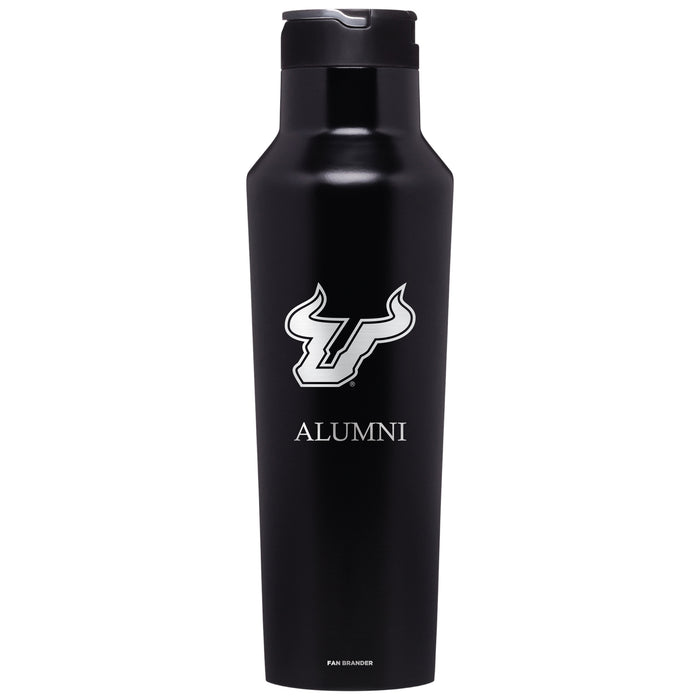 Corkcicle Insulated Canteen Water Bottle with South Florida Bulls Alumni Primary Logo